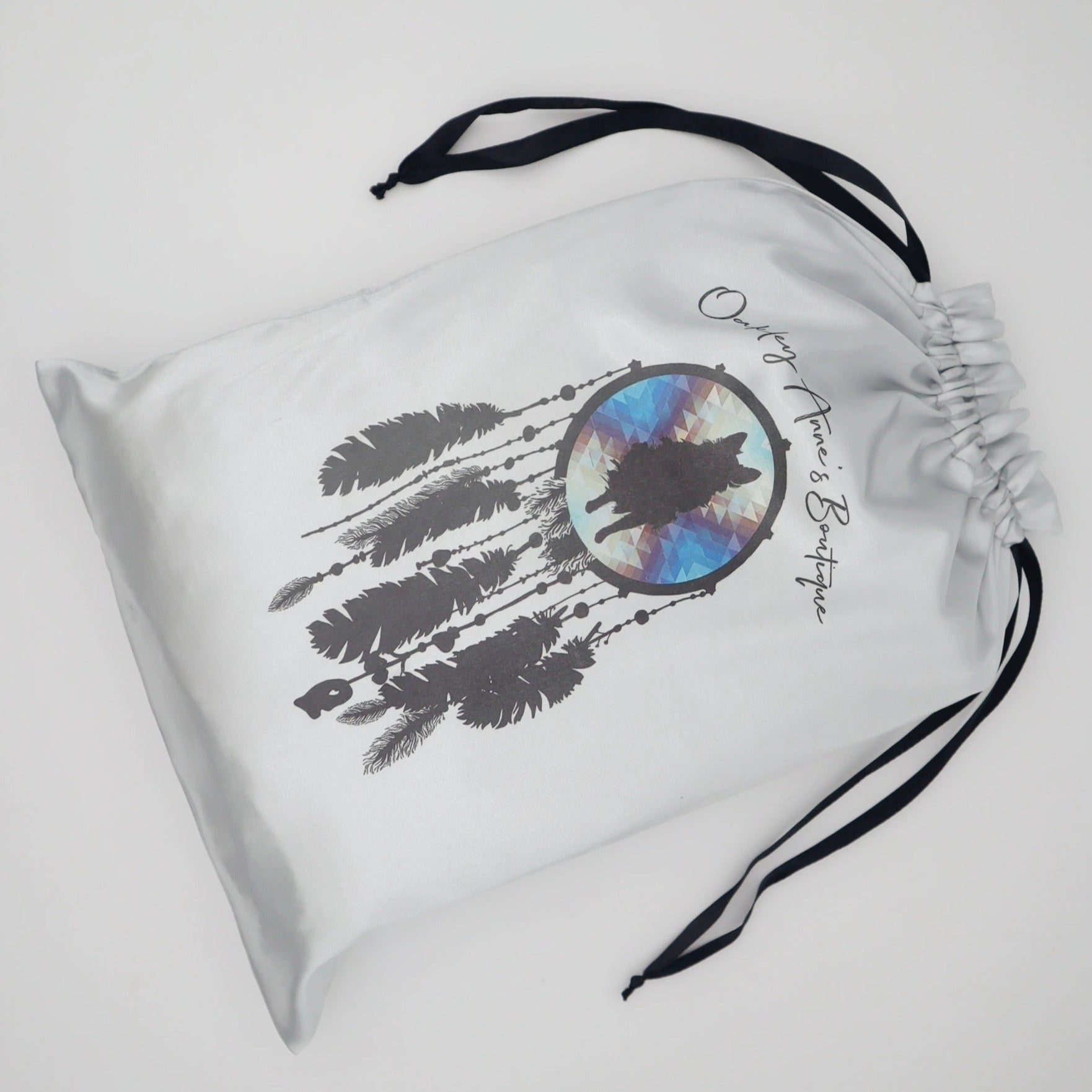 Silk Satin Packaging Bags for Jewelry/Hair Wig/Cosmetic/Product, Custom Size/Logo