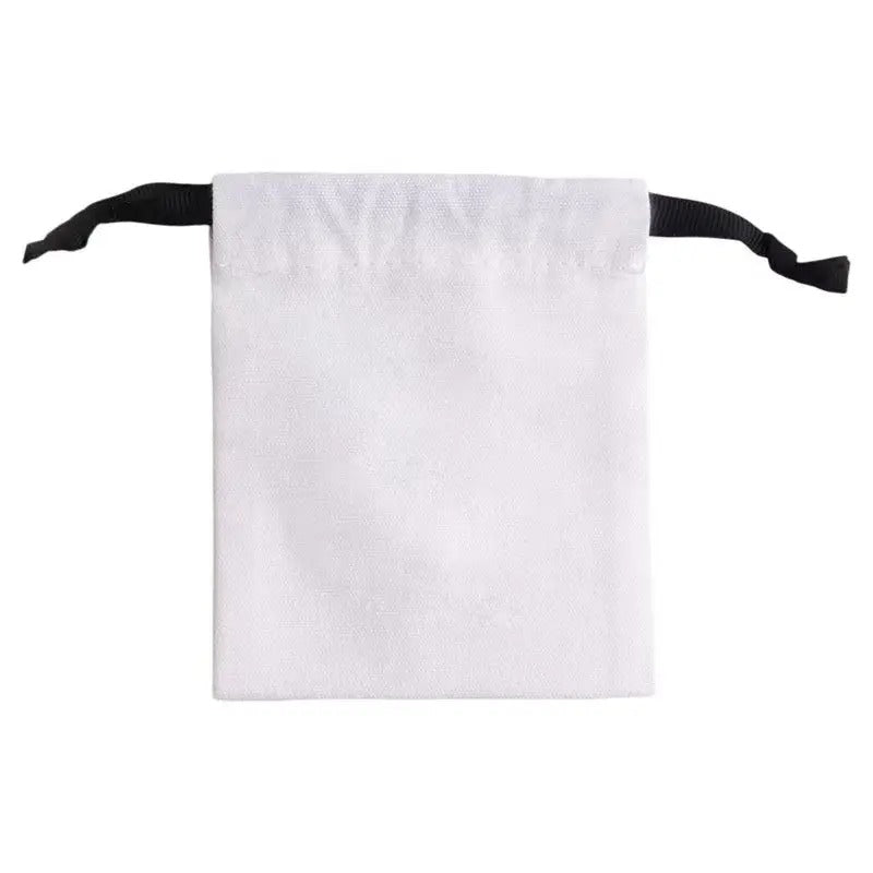 Personalized Cotton Canvas Drawstring Pouch for Jewelry Storage and Gift Canvas Packaging Bags Print Customized Size/Logo/Color